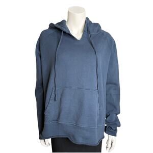 Nili Lotan Hoodie Sweatshirt Women's XL Blue